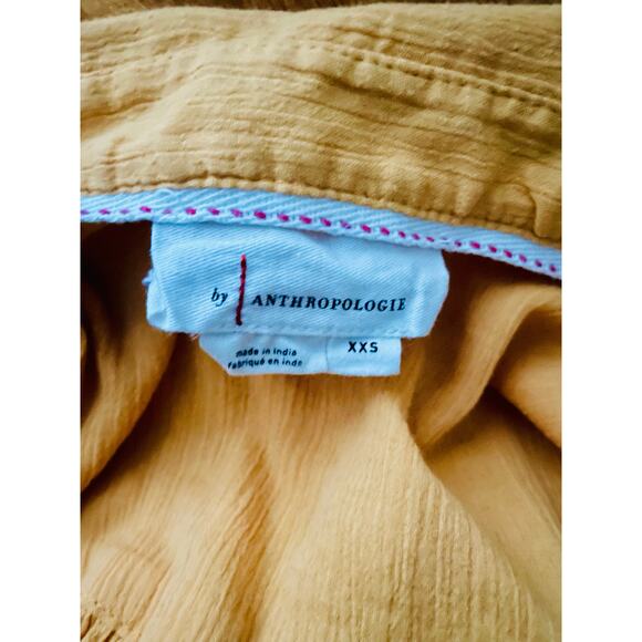 Anthropologie Women Button Down Tunic, Duster, Swimsuit Cover Up Top -  Size XS - Picture 7 of 8